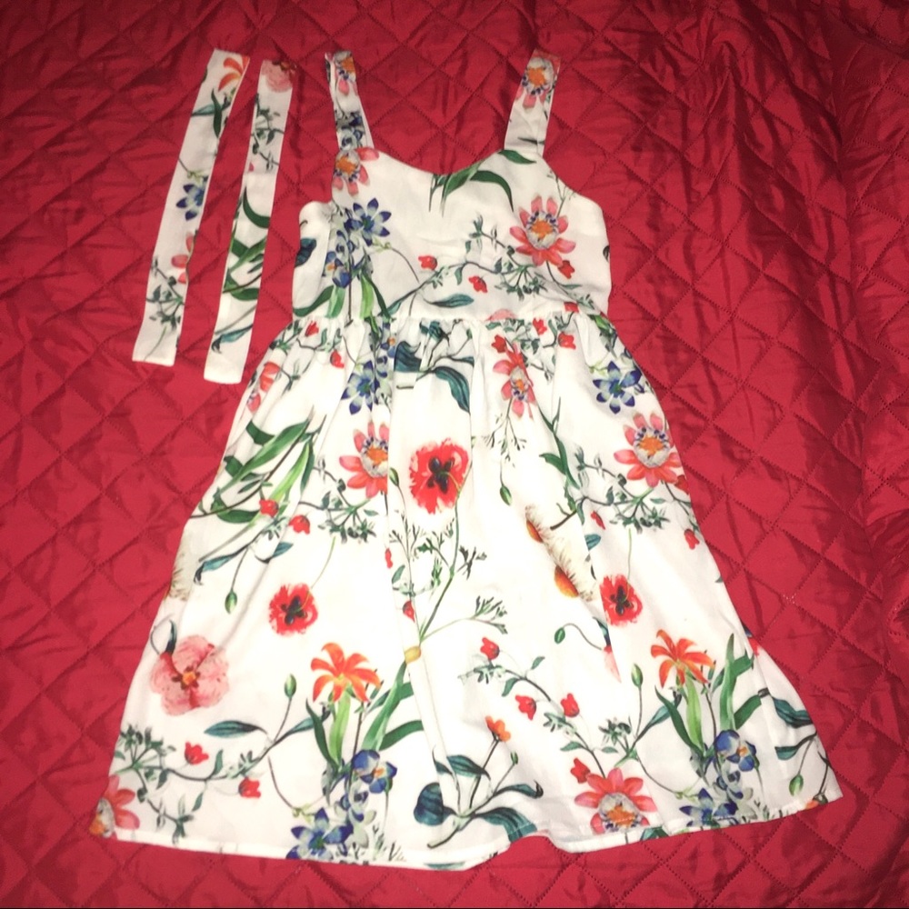 Girls Floral Photo Dress
